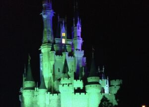 Disney at night